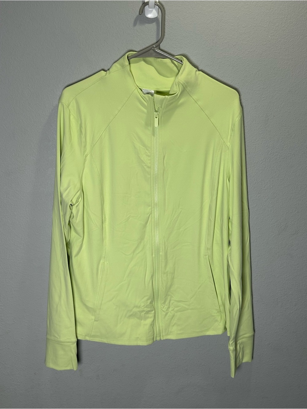 Women's Neon Lime Full-Zip athletic Jacket